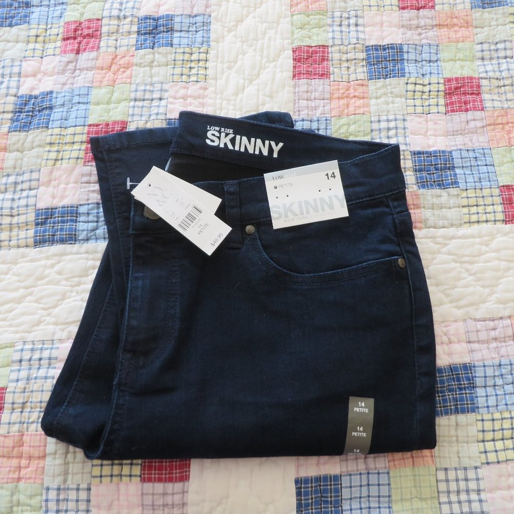 NY&C Women's Jeans Size 14 Petite - Low Rise Skinn